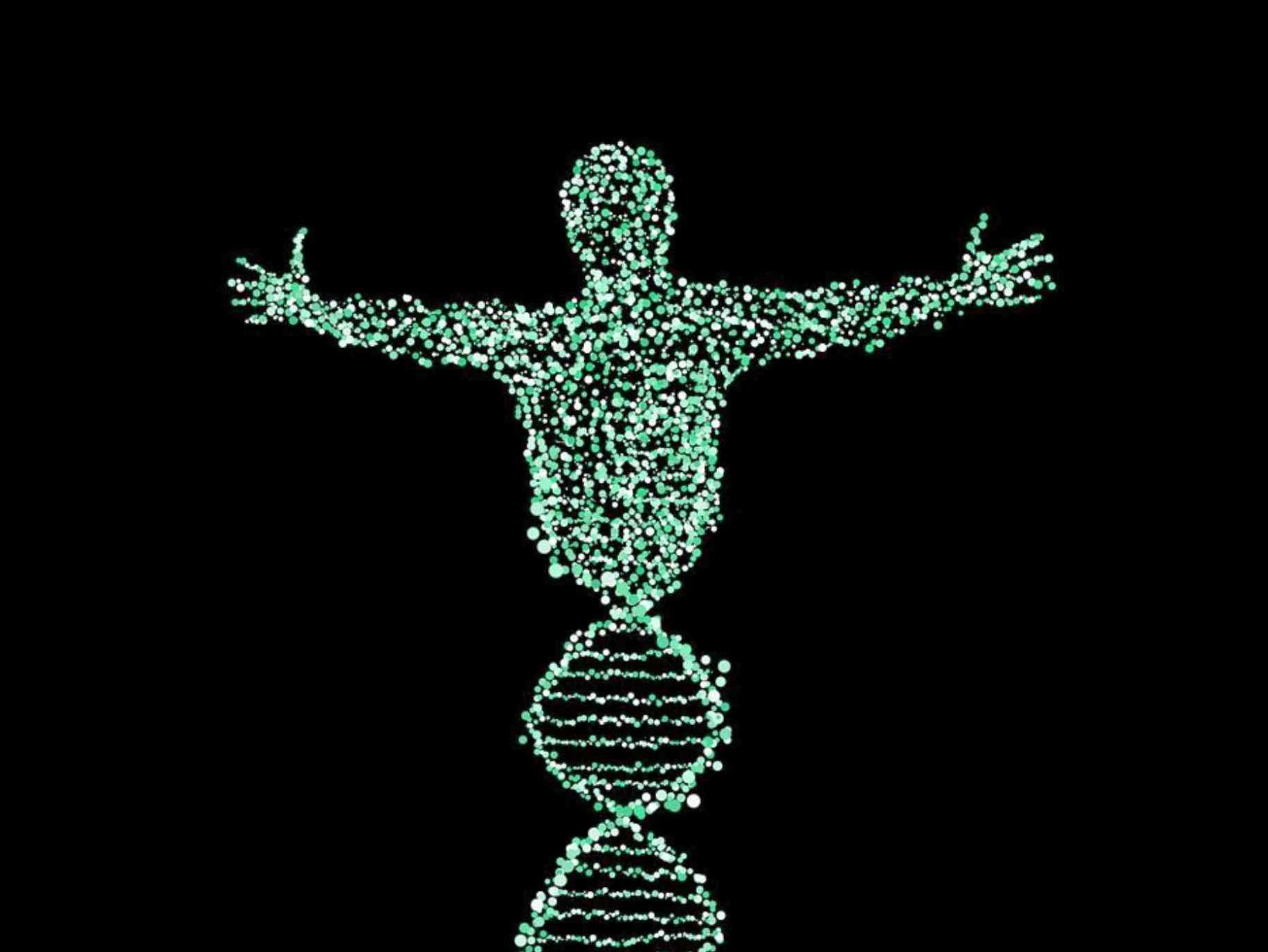 MAN DNA SPIRAL pixabay