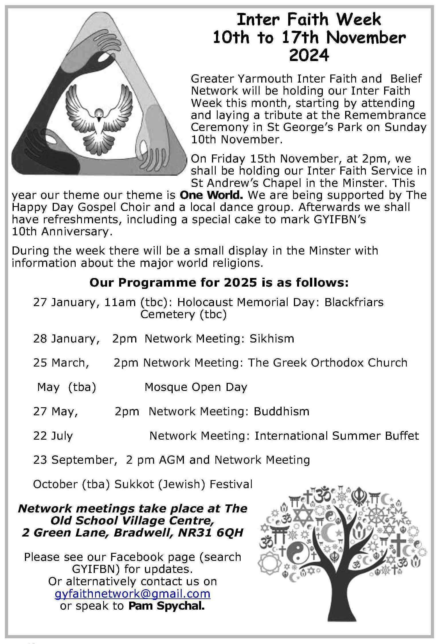 INTER FAITH WEEK 2024