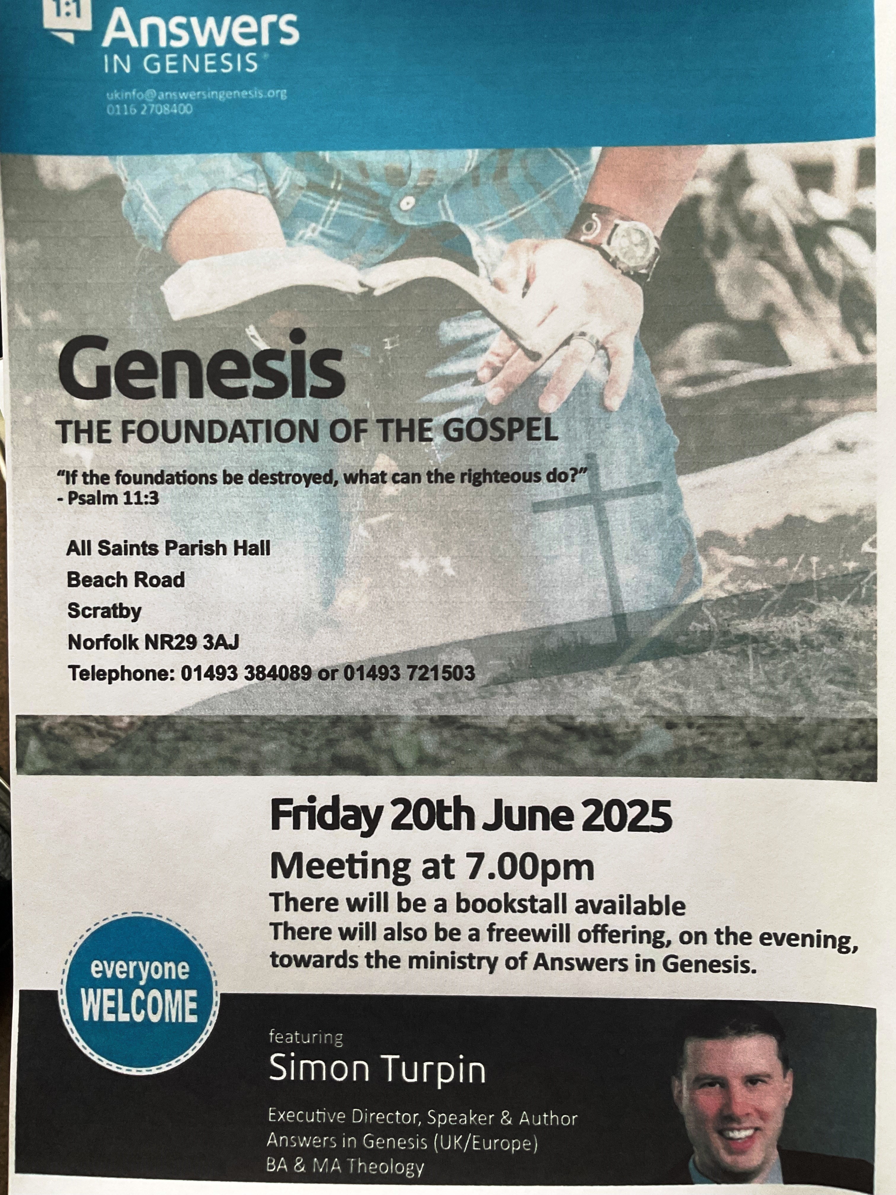 ANSWERS IN GENESIS 06-2025