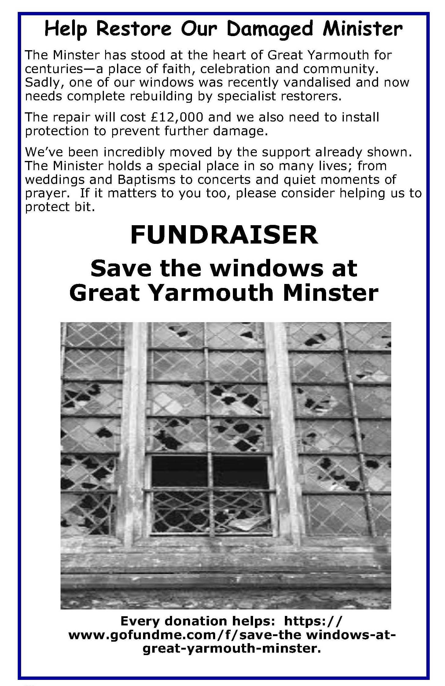DAMAGED MINSTER 07-2025